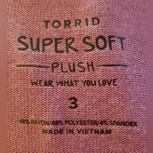 Torrid Super Soft Plush Blush Pink Dress Size 3X NWOT - Picture 2 of 4